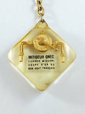 PORTE-CLES - MITIGEURS ONEC - Résine, Inclusion - Vintage 1960s -