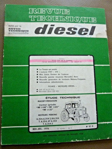 Revue technique diesel - revue,