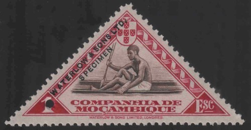 Mozambique 1937 1e canoe - co.,