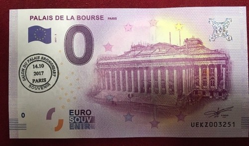 Billet euro souvenir - 1, 0