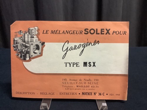 Notice description entretien - description,
