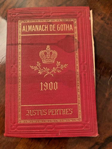 Almanach gotha 1900 - gotha,