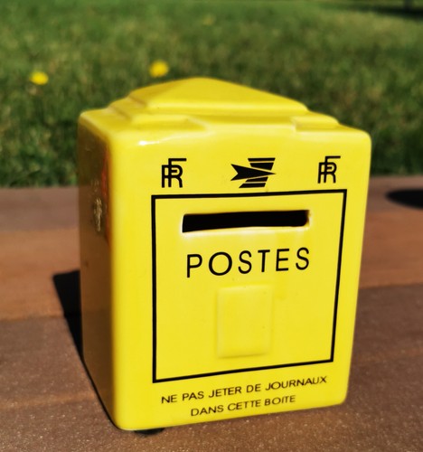 Tirelire céramique postes - tirelire,