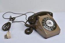Ancien Téléphone à cadran  SOCOTEL - MARRON - Année 1984