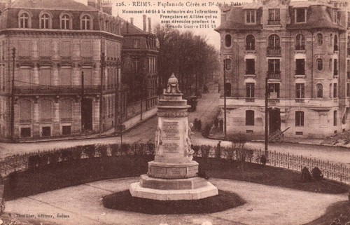 Carte postale reims marne - carte,