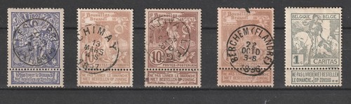 Belgique timbres anciens - ,