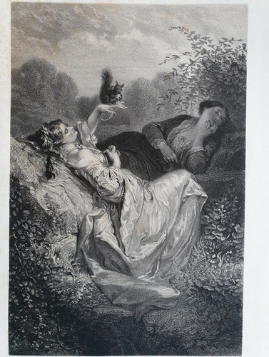 Lith gravure ancienne h - lith,
