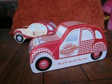 Lot de 2 boites métal 2CV