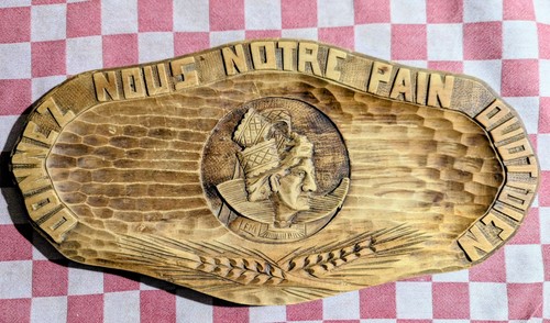 Ancien plateau plat panière - plateau,