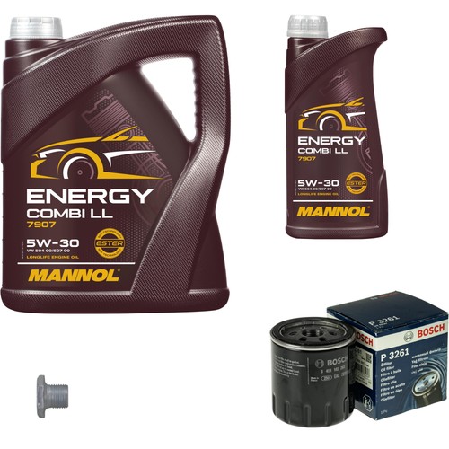 Bosch inspection set mannol - bosch, 6l