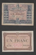 2 BILLETS DE CHAMBRE DE COMMERCE   SAINT DIÉ   PUY DE DOME  