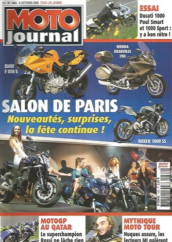 Moto journal 1682 bmw f800s - moto,