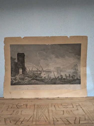 Incendie port après - du, d’après
