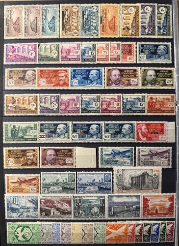 Timbres aef colonies - timbres,