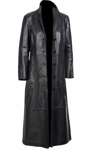 Trench coat cuir pour femme - en,