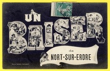 cpa 44 Un BAISER de NORT sur ERDRE Fantaisie Enfants Coll. LACROIX Châteaubriant