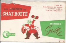 buvard les laines du chat botté