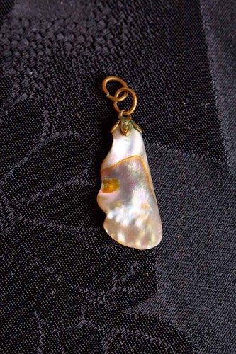 Pendentif vintage nacre - vintage,