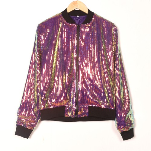 Femme veste aviateur brillant - femme,