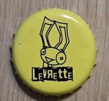  Capsule Bière LEVRETTE jaune  France 