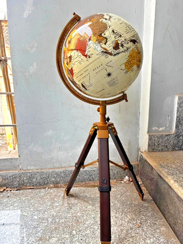 Ancien globe art déco - globe,