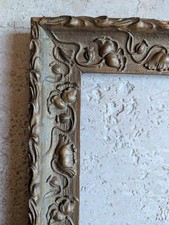 Cadre fin XIXème Décor Floral Art Nouveau Old Frame