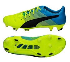 Chaussures de football à crampons en cuir pour hommes PUMA evo-POWER 1,3 FG...
