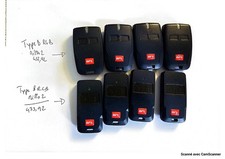 telecommande portail (bft)  433.92 mhz à l unité 10e , les 8 65e 