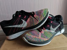 Nike Flyknit Lunar 3 Pink Multicolor 40 wmns 2014 TBE