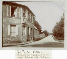 FRANCE 1903 EURE ET SEINE MARITIME VILLA DU CEDRE  limite des deux départements