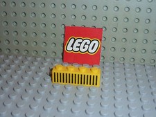 LEGO Train Yellow Brick with grille ref 3010p04 / Set 374 744 & 162 Locomotive