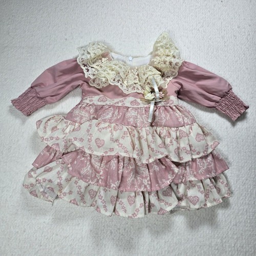 Sweet pink floral lolita - floral, dress