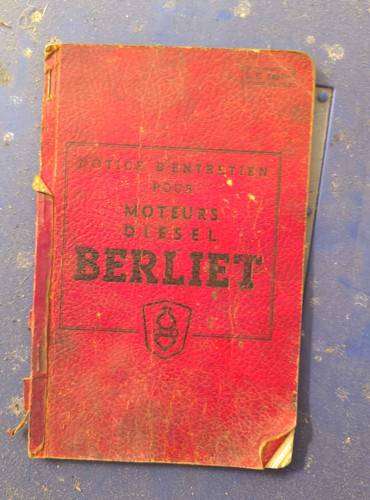 Manuel berliet moteur - , diesel
