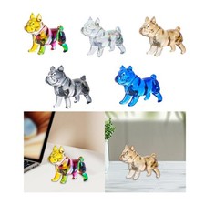 Statue de bouledogue français, sculpture de chien pour chambre à coucher,