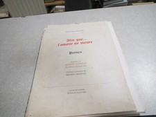 CA62 PEYNET AFIN QUE... L AMOUR NE MEURE POEMES JOSEPH GEORGES GREGOIRE BRAININ