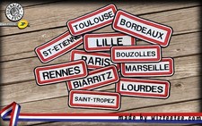 Patch Écusson panneau ville