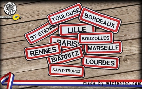 Patch écusson panneau - Écusson, ville