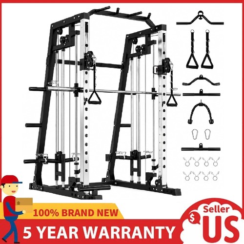 Smith machine home gym 2000lbs - smith,