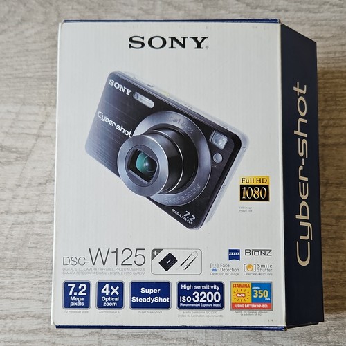 Sony cyber shot dsc w125 - cyber-shot, dsc-w125