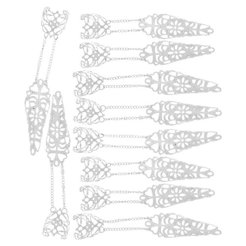 Pcs bagues ongles - 10,
