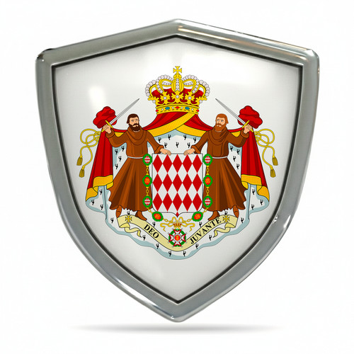 Autocollant armoiries monaco - autocollant,