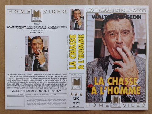 Jaquette vhs chasse a - -, la
