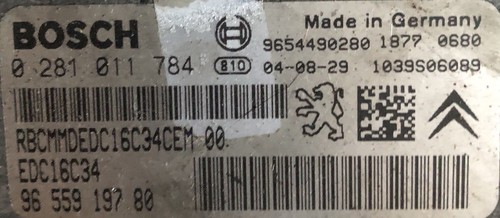 Calculateur bosch edc16c34 - calculateur,