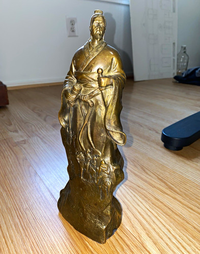 Gold tone metal sun - sun, tzu