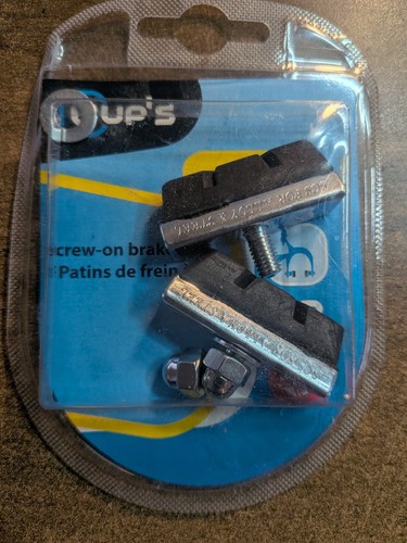 Paire patins frein à - de,