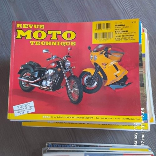 Rtm honda vt600 shadow - rtm, 93