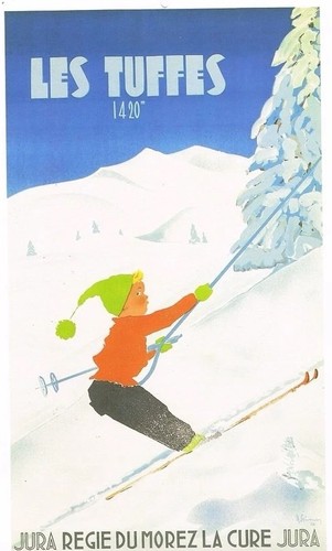 Affiche poster alpes jura - affiche,