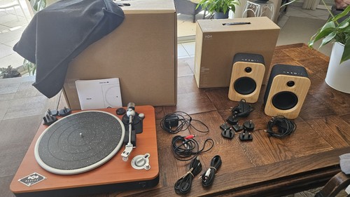 Platine vinyle enceintes - et,