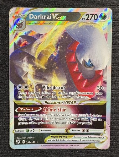 Carte pokémon darkrai vstar - pokémon,