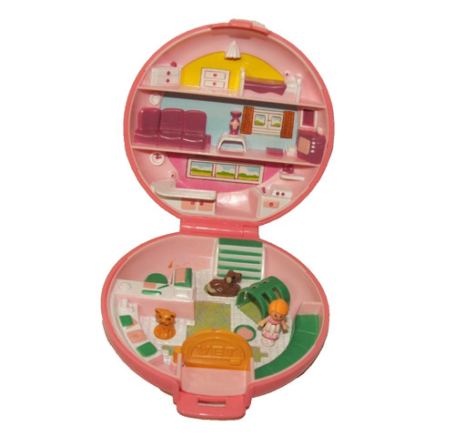 Vtg clamshell polly pocket - clamshell,